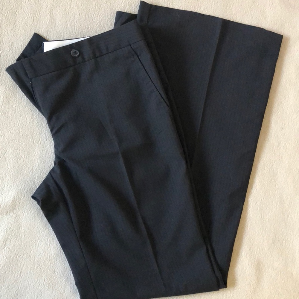 THE LIMITED pin stripped black dress pants